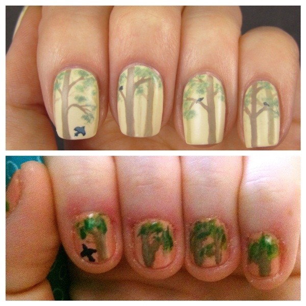 Because nail art is just THAT easy.