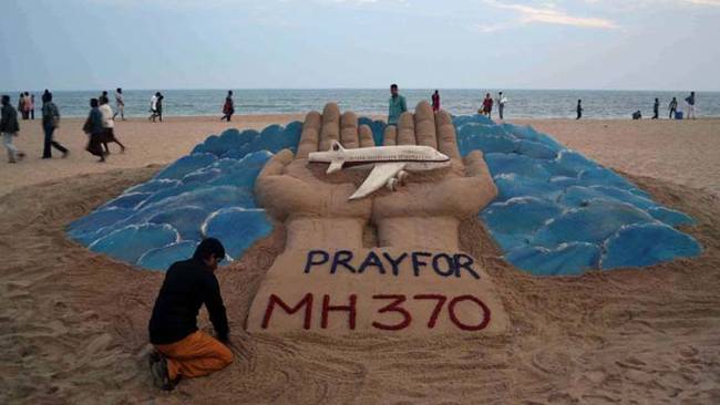 4.) Malaysian Airlines Flight 370 Goes Missing - March 2014.