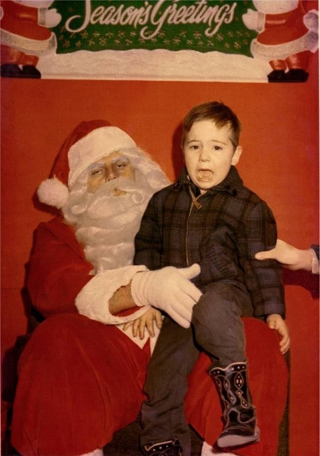 A Santa in California denied a girl with autism the right to sit on his lap unaccompanied due to "allergies." He was relieved of his duties shortly thereafter.