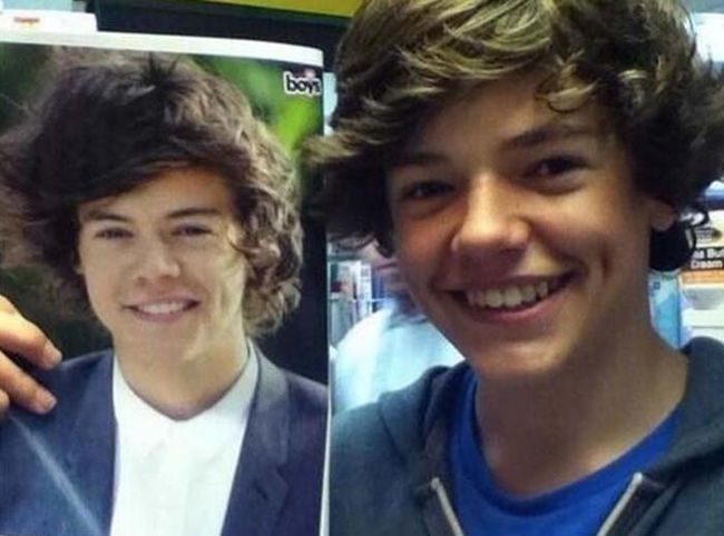 4.) Looks just like: Harry Styles.