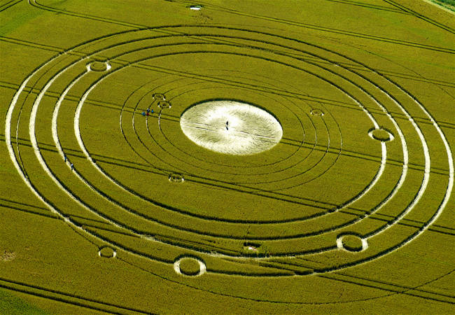 1.) Crop Circles