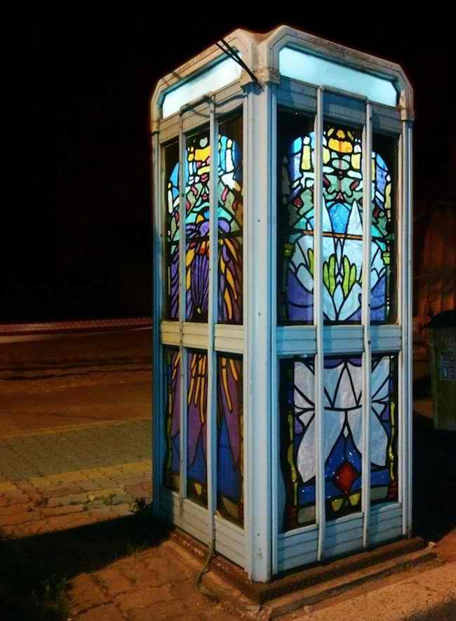 5.) Is this a phone booth or a little piece of heaven?