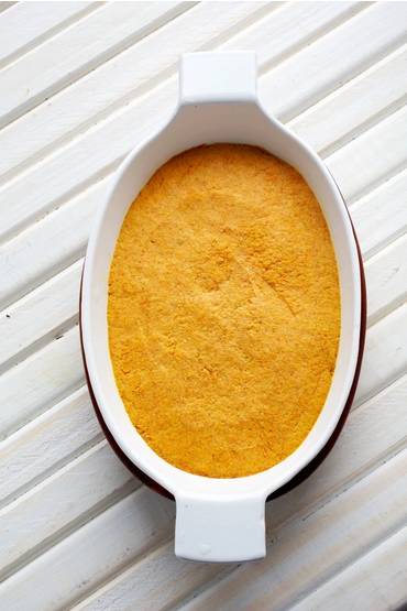 Carrot pudding comes out like a crustless custard pie.