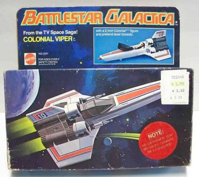 9.) Battlestar Galactica Colonial Viper.