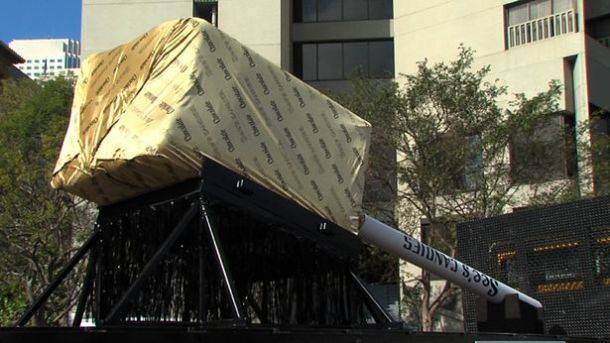 The largest lollipop weighed over 7,000 lbs and was created at See’s Candies Lollypop Factory in Burlingame, California, in July 2012.  It was chocolate flavored, and was approximately 5' x 3.5' x 12'.