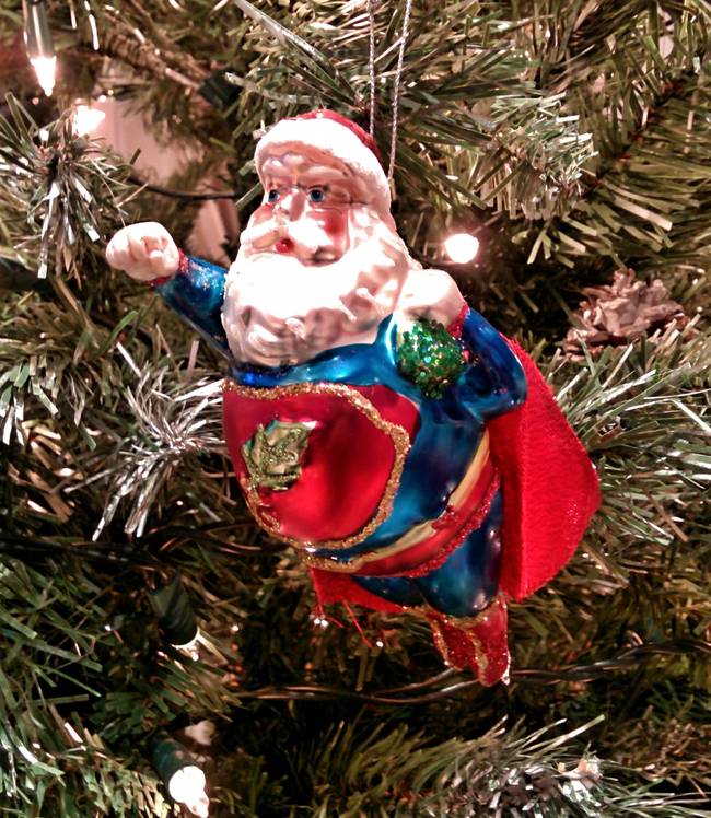 Super Santa delivers gifts faster than regular Santa ever could.