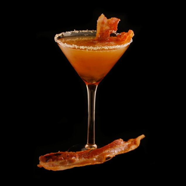 Bacon martini. Shaken, not stirred.