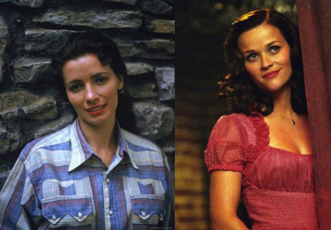 Reese Witherspoon as June Carter Cash in <em>Walk the Line</em>