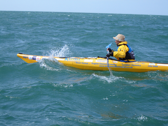 2009 - Kayaked from France to England.