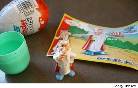 10.) Kinder Surprise candy came with a doll inside the large egg, which is a delightful choking hazard!