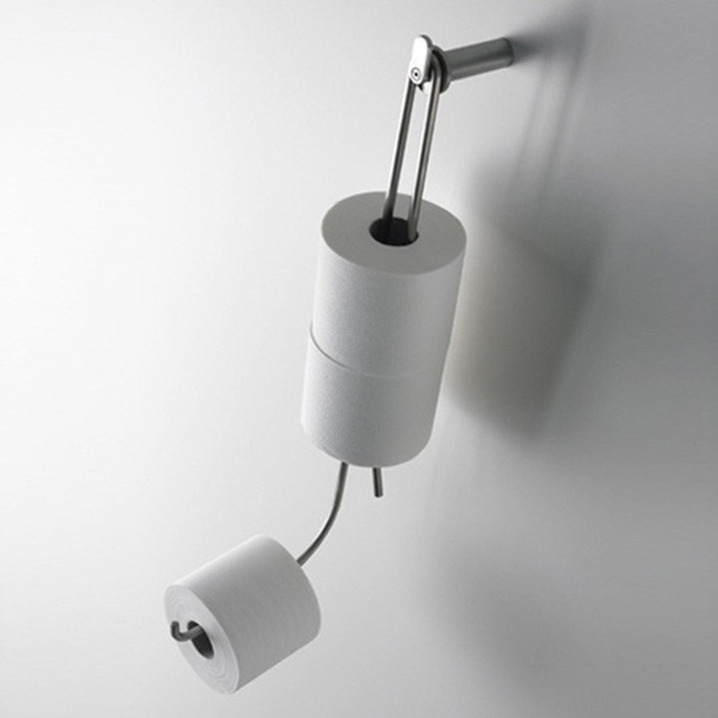 3.) This handy toilet paper holder.