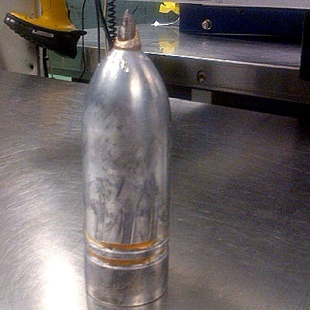 7. Though they found this decommissioned bomb in Cincinnati, it's still illegal... and stupid.