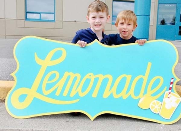 On July 6, they began selling lemonade outside of grocery store in Maple Ridge.