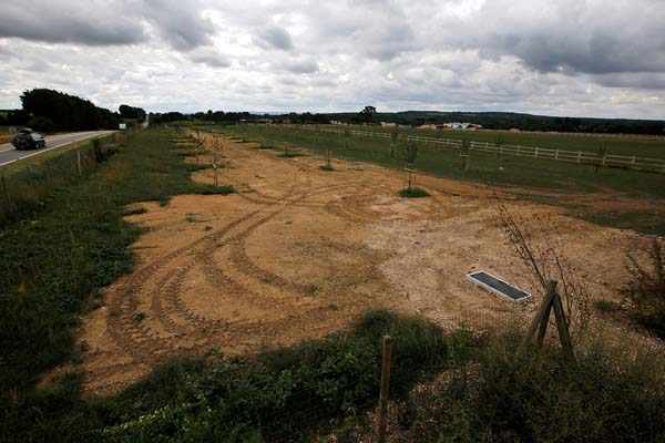 All that remains of that makeshift camp is farmlands.