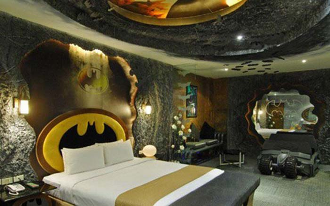 Sleep like an eccentric comic book billionaire.