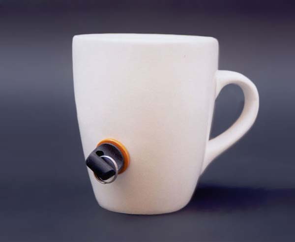 17.) Lock and key mugs (prevent others from using your cups)