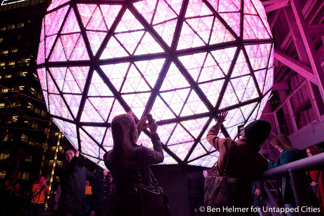 The New Year's Day ball is stored in One Times Square.