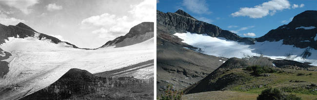 Cheney Glacier with view of Cheney Notch