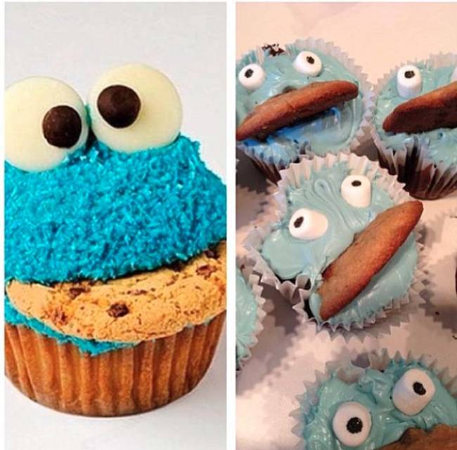 3.) Cookie Monster has never looked more frightening.