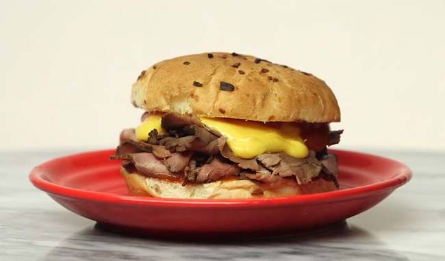 Arby's Roast Beef and Cheddar Sandwich