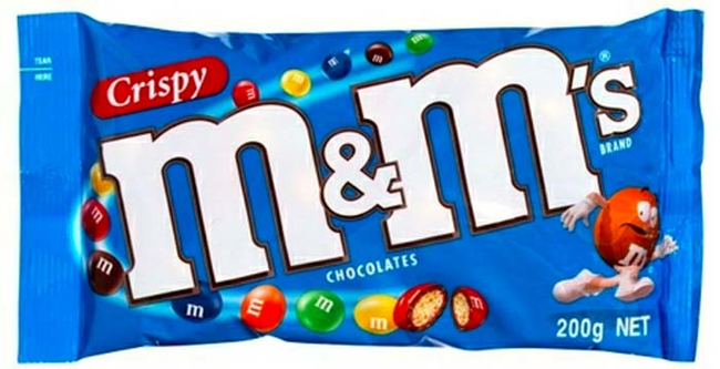 15.) Crispy M&M's.