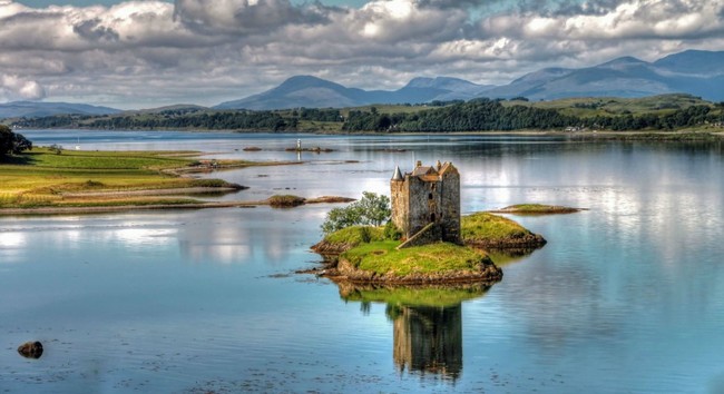 23.) Stalker Castle, Scotland. This castle most famously appeared in "Monty Python and the Holy Grail."