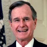 George H.W Bush survived 4 plane crashes in WWII.