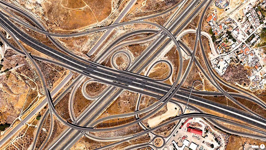 Highway Junction, Madrid, Spain