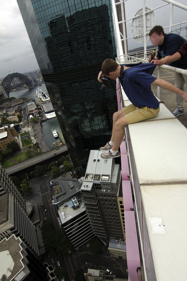 13.) These guys will go out on a (literal) ledge without much support, but will hold fast to their beer.