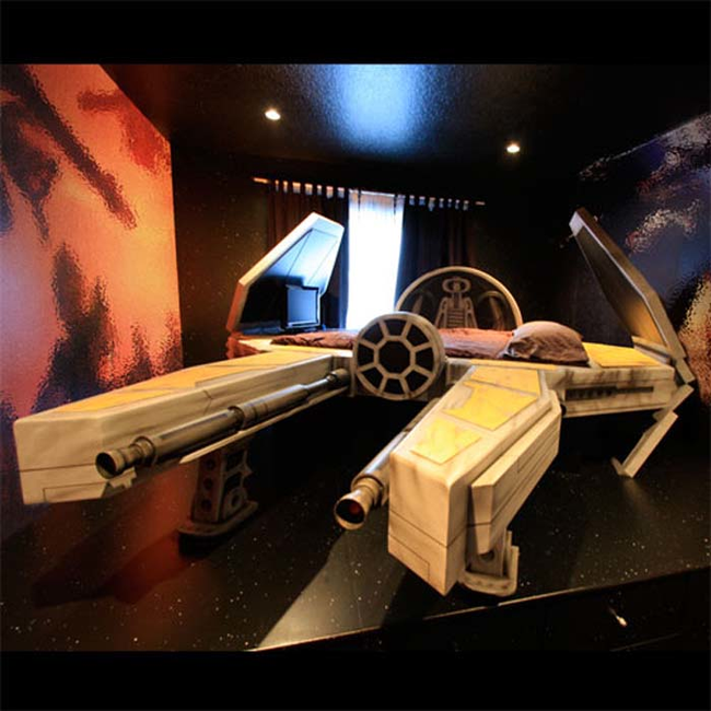 7.) $15,000 - Deep Space Fighter Bed.