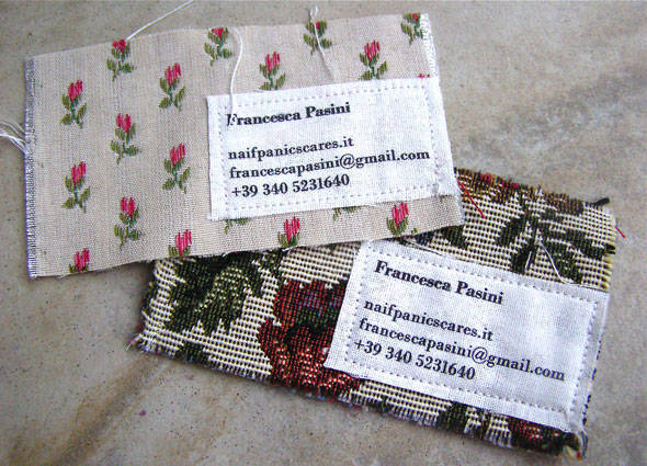 Your business card could also double as a fashionable patch.