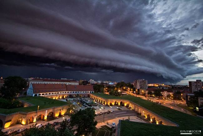 1.) Storm clouds in Romania.