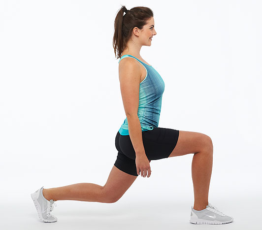 9.) Lunges - Legs, Glutes