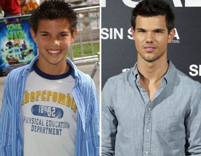 26.) Taylor Lautner - 2005 and now.