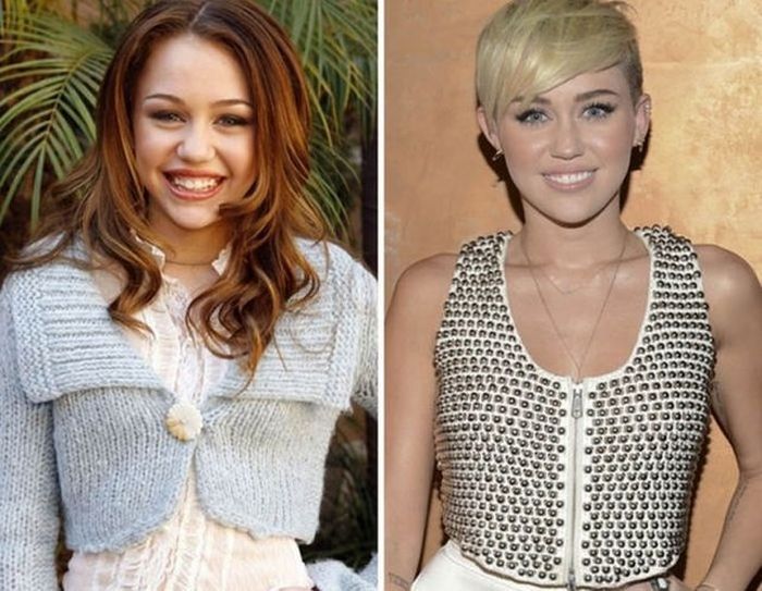 23.) Miley Cyrus - 2006 and now.