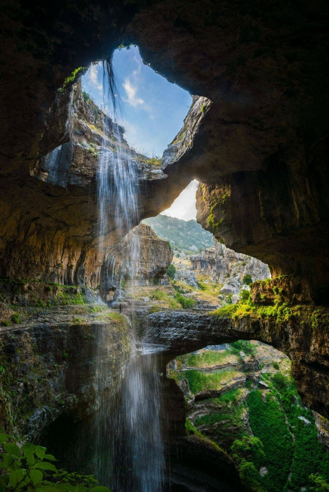 Baatara Gorge, Tannourine, Lebanon.