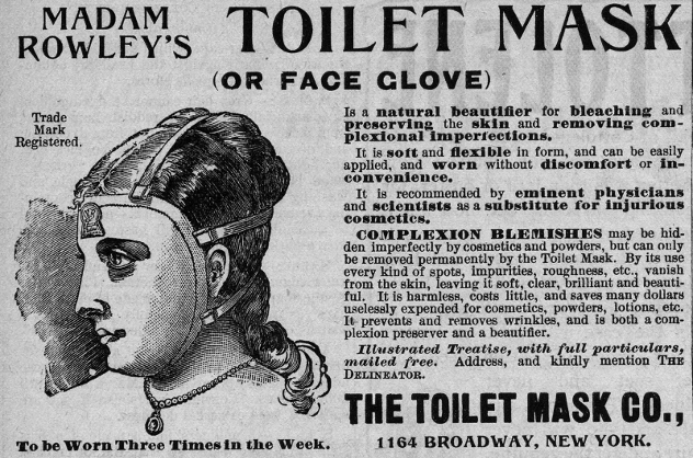 14.) Madame Rowley’s Toilet Mask