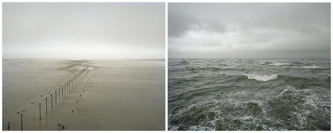 2.) Salmon fishery, Solway Firth. High water 12:00pm, low water 5:20pm. (March 28 2006)