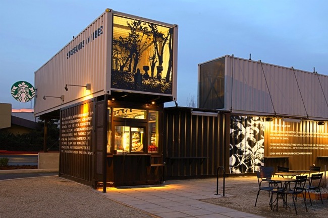 5.) In shipping containers in Tukila, Washington.