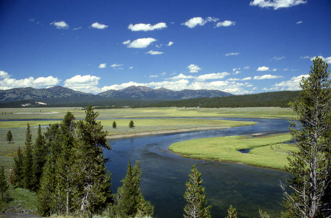 Yellowstone Caldera, USA.