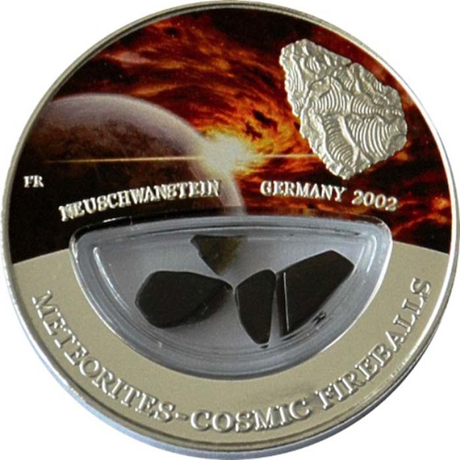 Fiji - Silver Meteorite Coin.