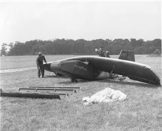 The initial test resulted in a fatality, but the Inflatoplane idea was not abandoned.