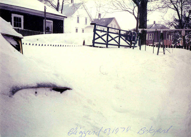 The Blizzard of February 1978 - those who experienced this storm saw 90 mph winds as well as almost 30 inches of snow.