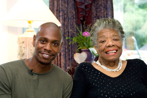 37. Dave Chapelle and Maya Angelou