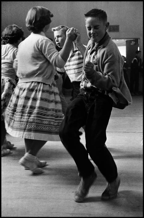 A young boy stealing the show, back when middle school kids knew how to dance (1950).