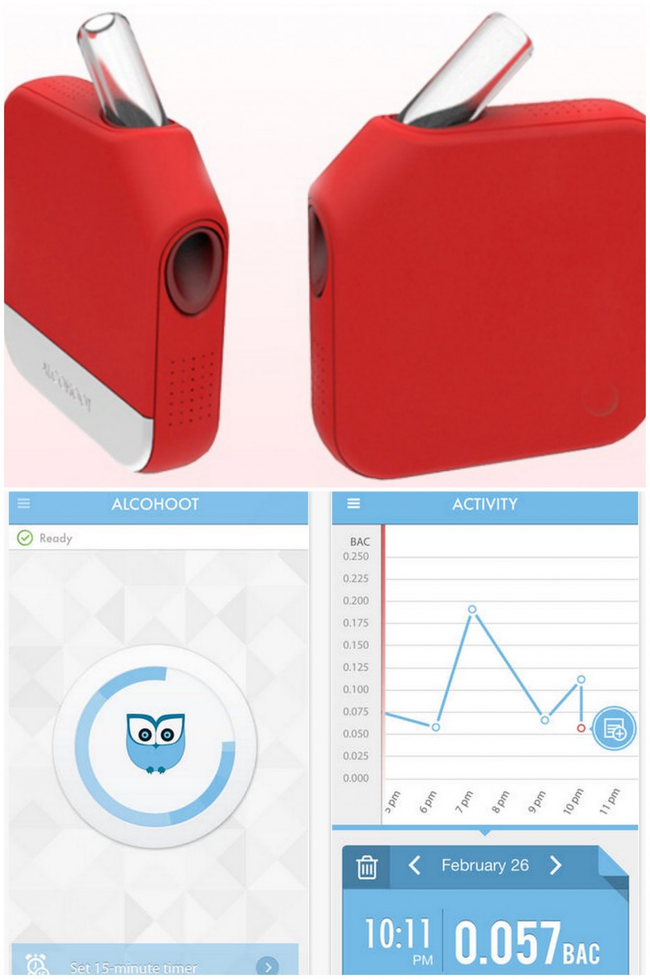 15.) Alcohoot Breathalyzer