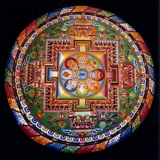 The destruction of the Sand Mandala symbolizes the impermanence of life and the world.