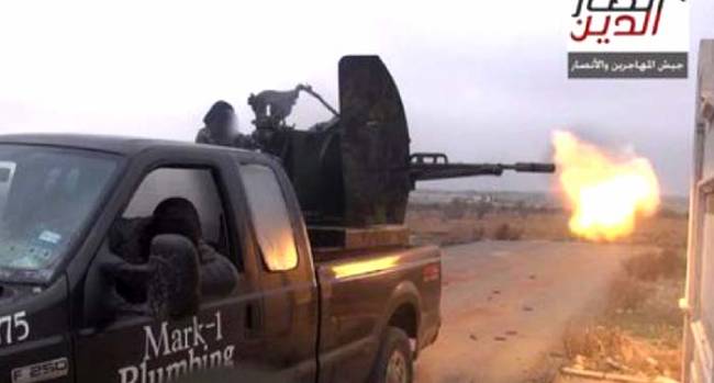 Oberholtzer says that since the photo went online, his company was inundated with thousands of not-so-nice phone calls, emails, and faxes. Oberholtzer insists that he has no idea how his old company truck ended up in Syria.