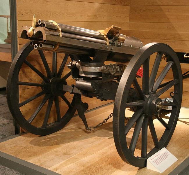 2.) The Gatling Gun was invented during the Civil War.