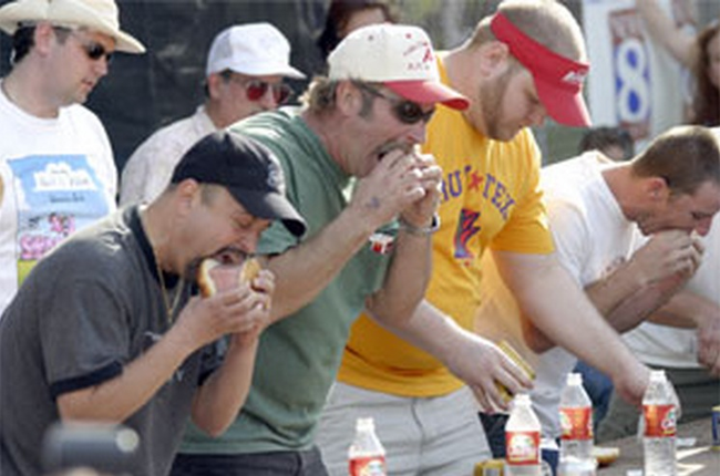 21.) Spam Eating Contest.